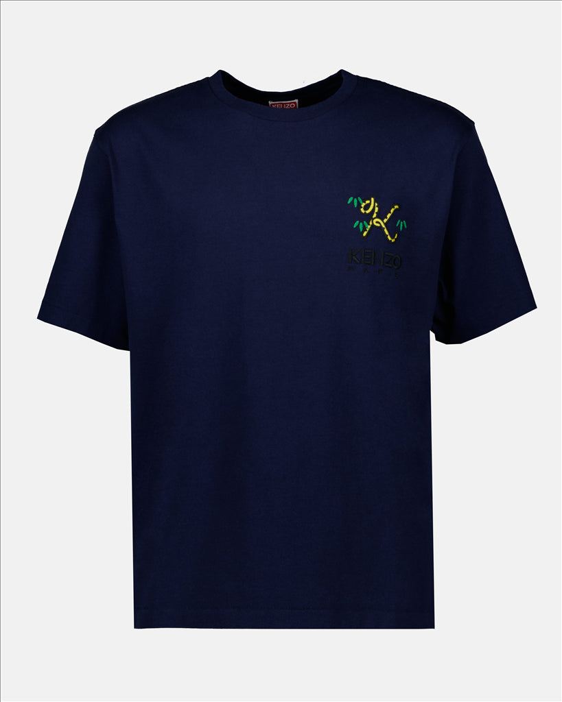 T-shirts T-shirt Tiger Tail K Kenzo Bleu Homme