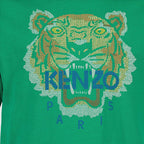 T-shirts T-shirt Tiger Kenzo Vert Homme