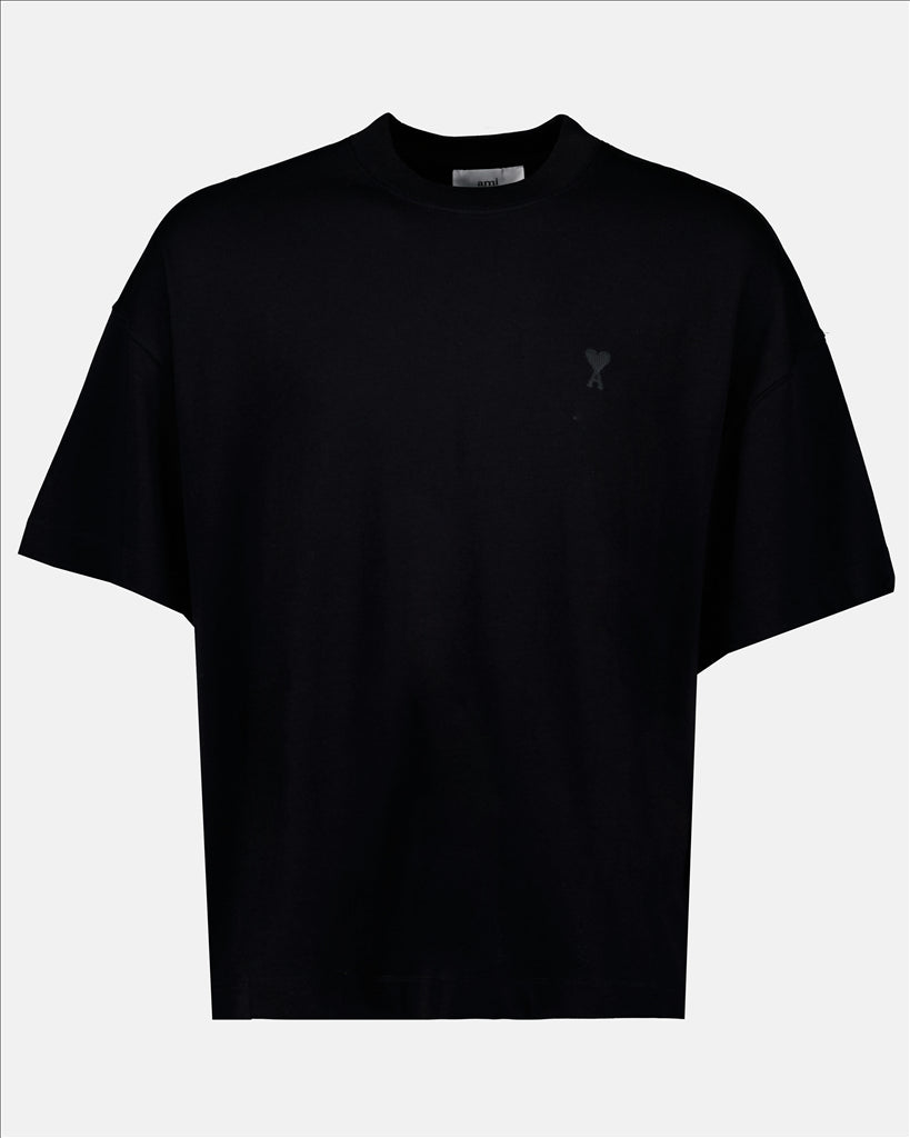 T-shirts T-shirt Ami de Coeur Ami PARIS Noir Unisexe