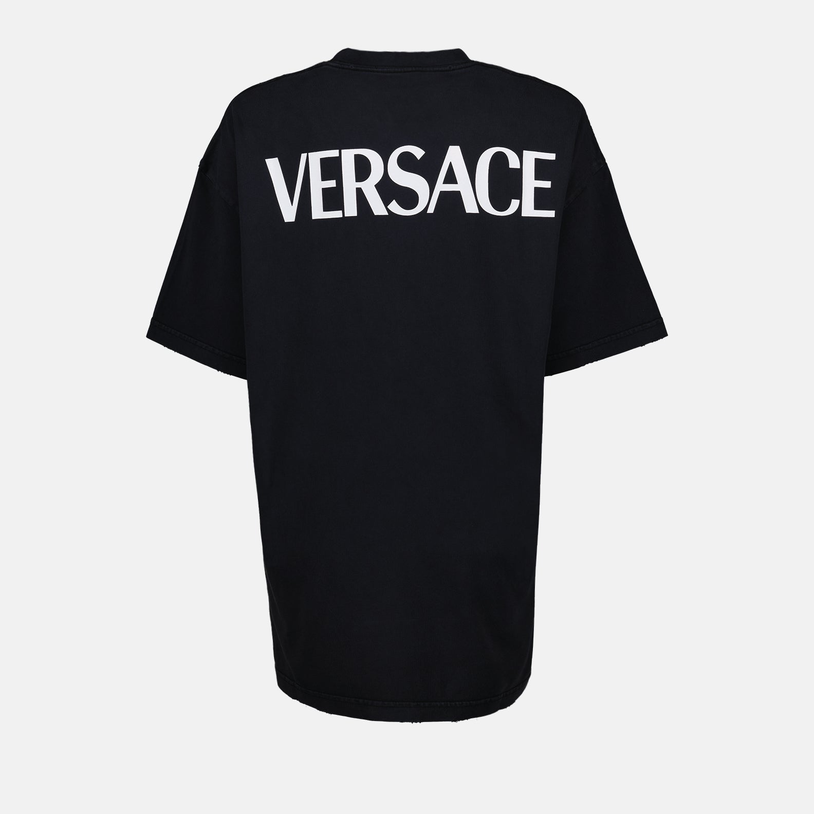 T-shirts T-shirt Versace Goddess Versace Noir Femme