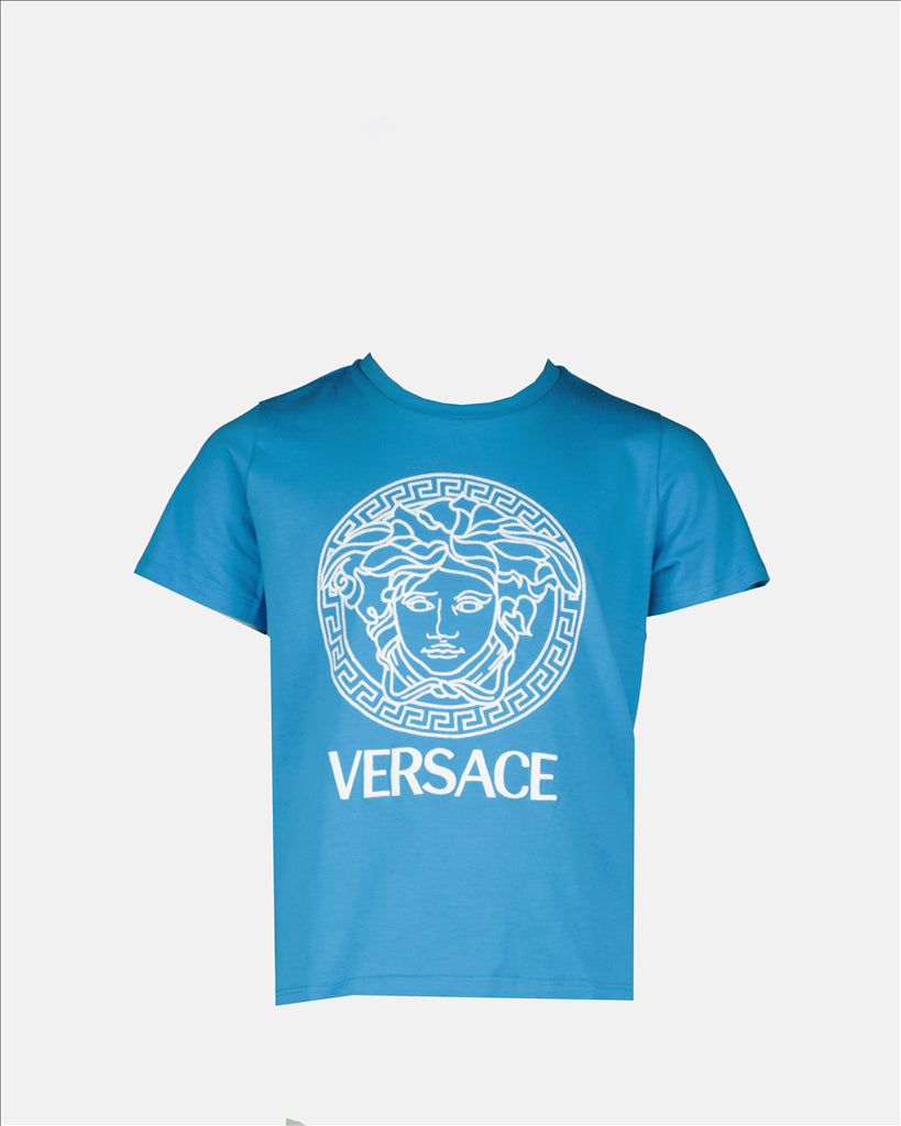 Vêtements T-shirt Versace Medusa Versace Bleu Enfants