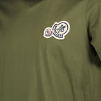 T-shirts Double Logo T-Shirt Moncler Green Man