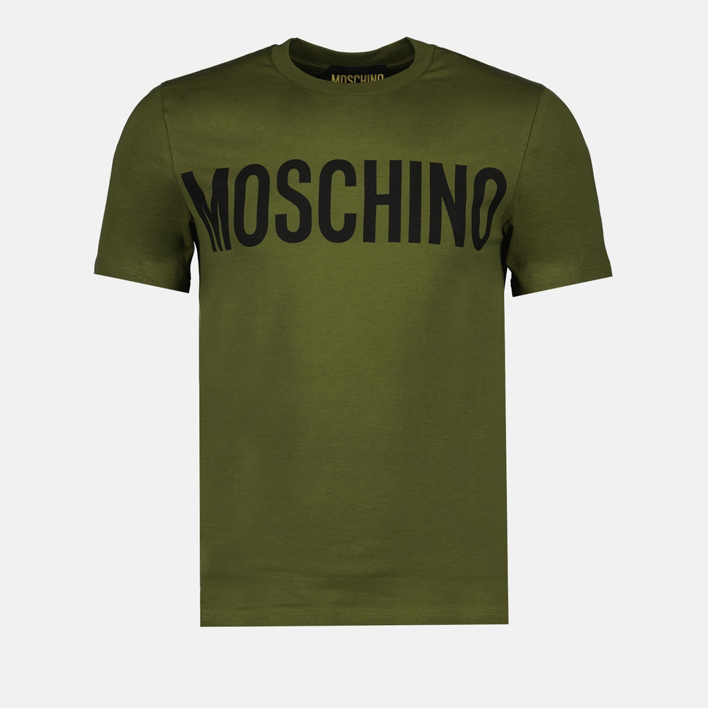 T-shirt T-shirt à logo Moschino Verde Homme