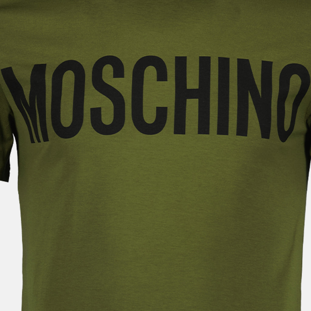 T-shirt T-shirt à logo Moschino Verde Homme