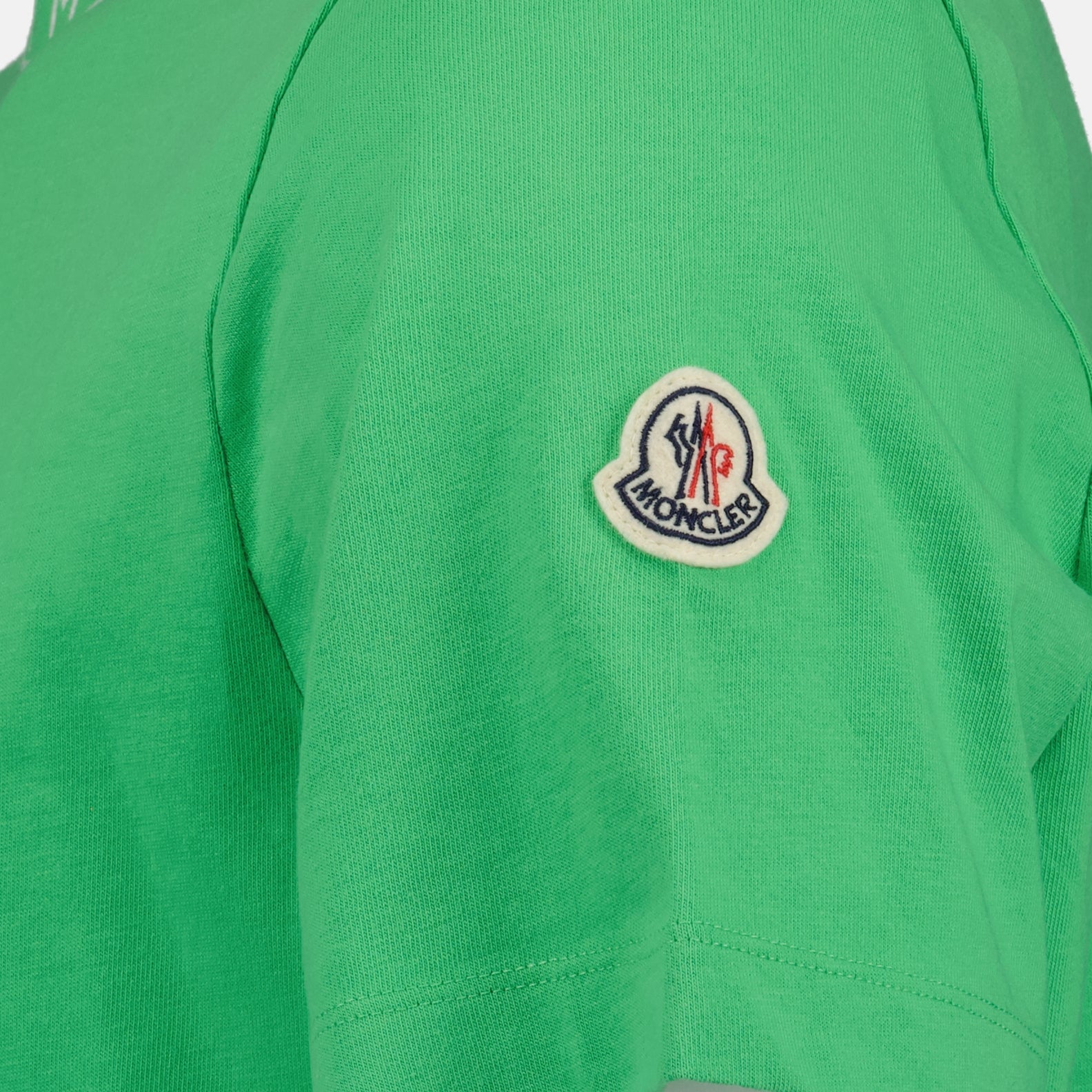 T-shirt T-shirt à logo Moncler Verde Homme