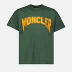 T-shirts T-shirt imprimé Moncler Vert Homme