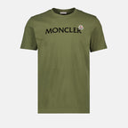 티셔츠 T-shirt logo signature Moncler 녹색 Homme