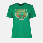 T-shirts T-shirt Tiger Vert Kenzo Vert Femme