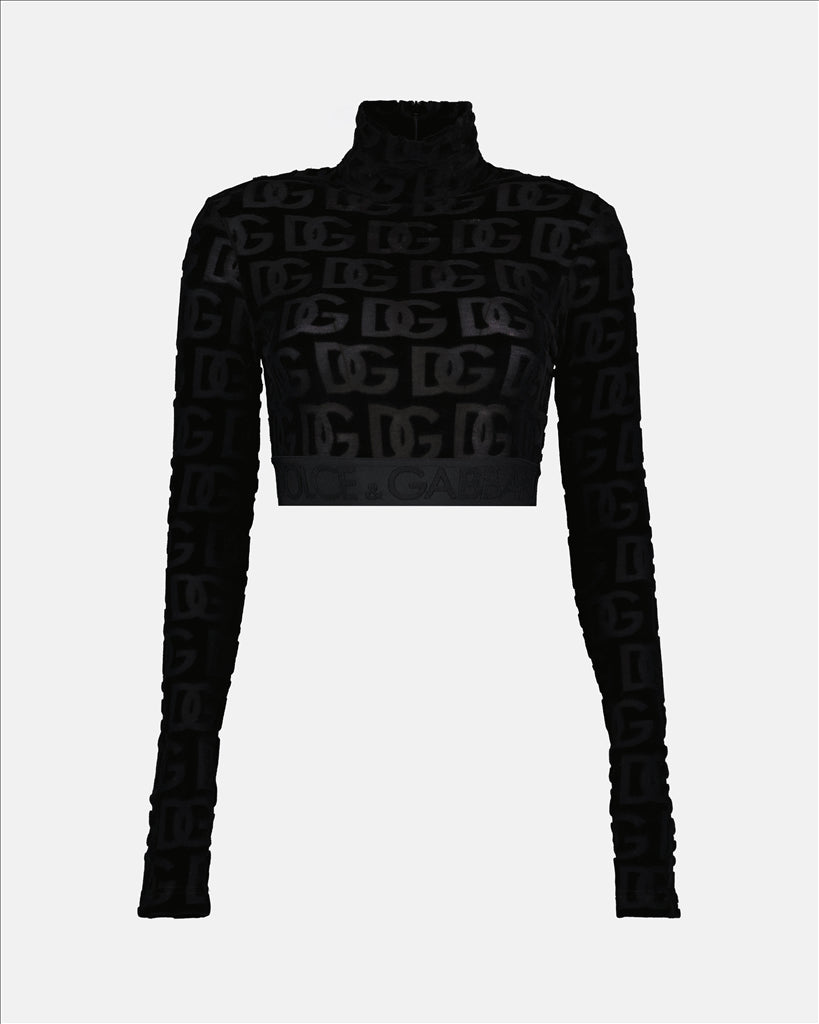 Tops Crop-Top DG Dolce & Gabbana Black Women