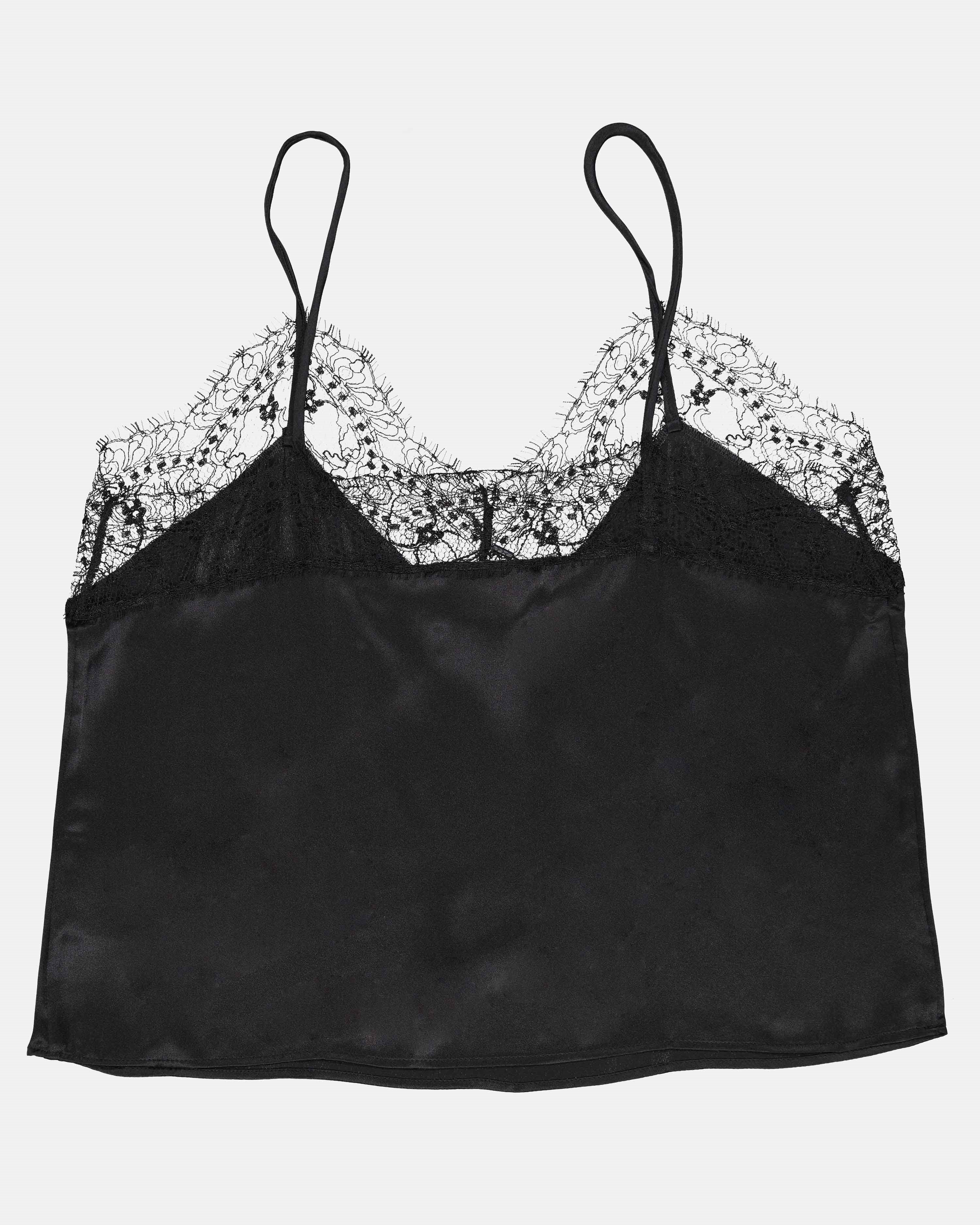 Tops Top en soie Ami PARIS Noir Femme