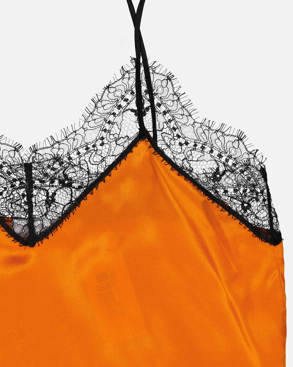 Tops Top en soie et dentelle Ami PARIS Orange Femme