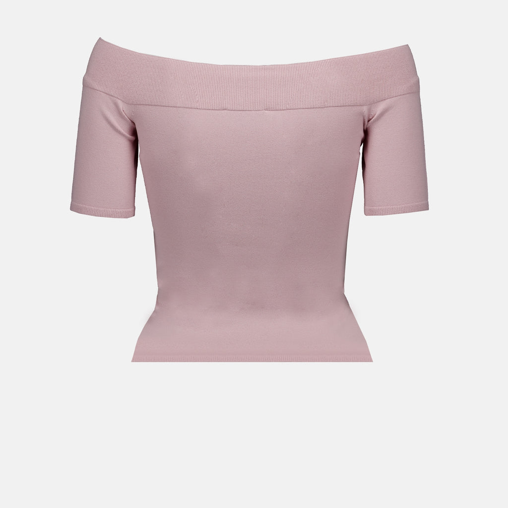 Tops Top en viscose Alexander McQueen Rose Femme