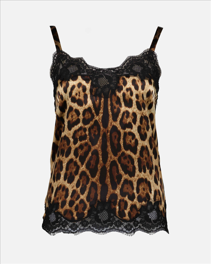 Top lingerie à imprimé