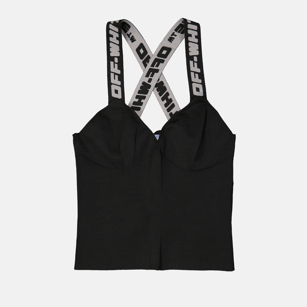 Tops Top Industrial Off-White Noir Femme