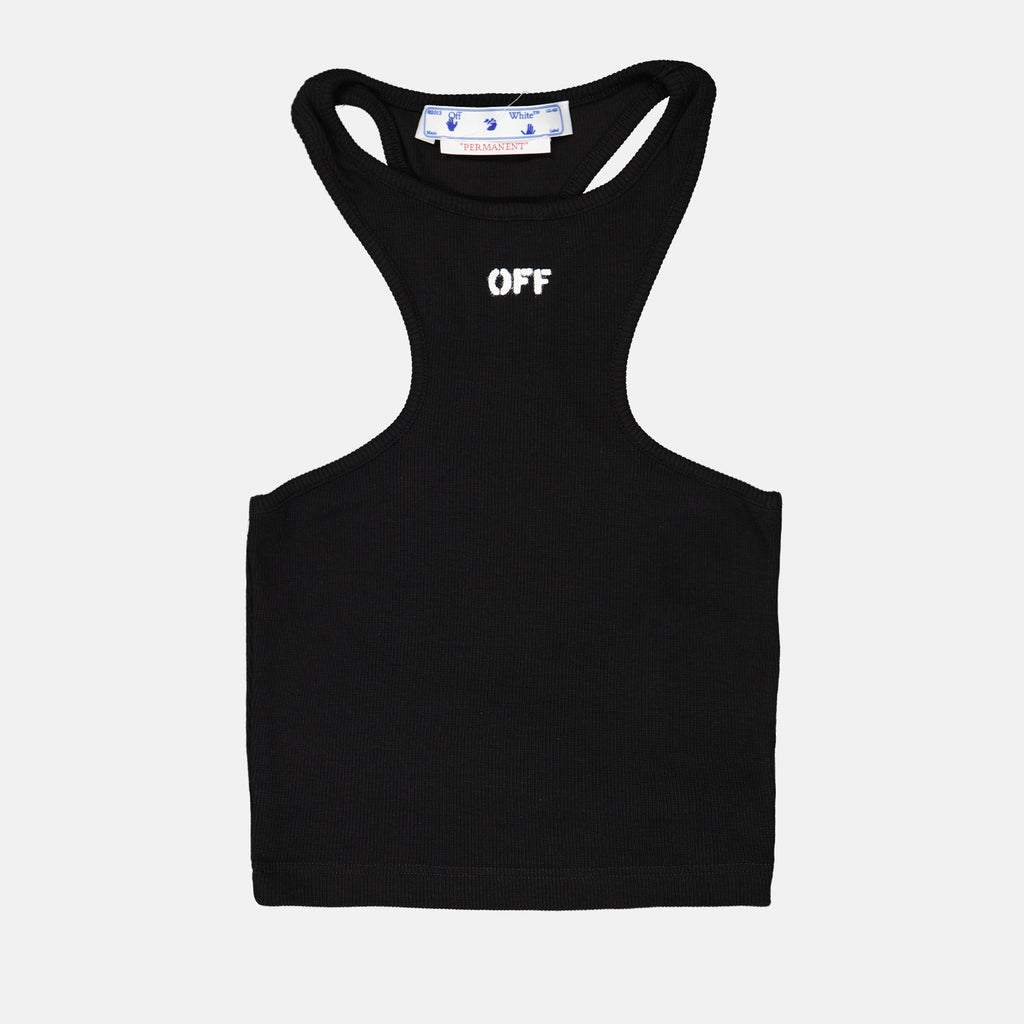 Tops Top Off Stamp Off-White Noir Femme