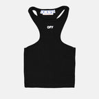Tops Top Off Stamp Off-White Noir Femme