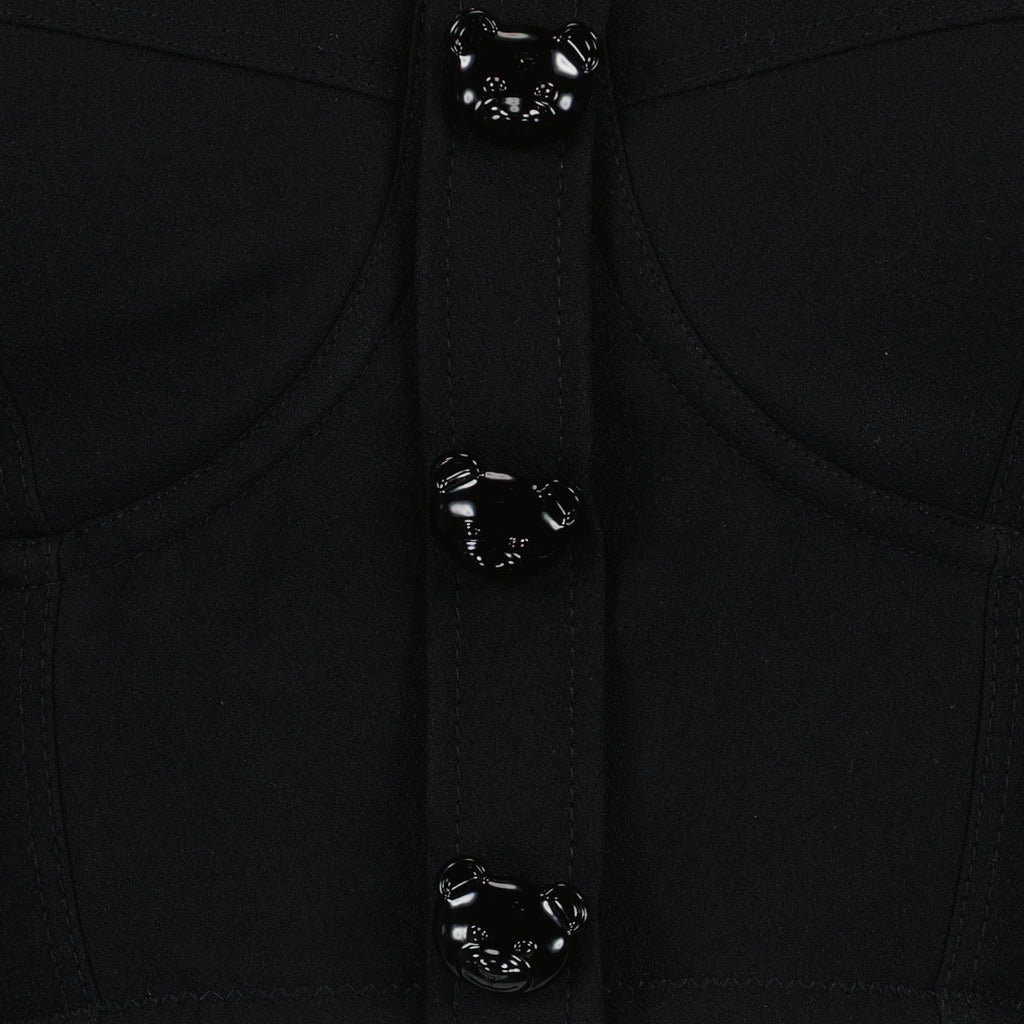 Top Top Teddy Moschino Nero Femme