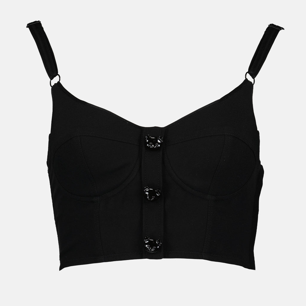 Top Top Teddy Moschino Nero Femme