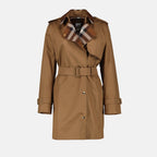Cappotti Trench-coat Sandridgechk Burberry Marrone Femme