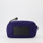 Small leather goods Logo pencil case Ami PARIS Blue Unisex