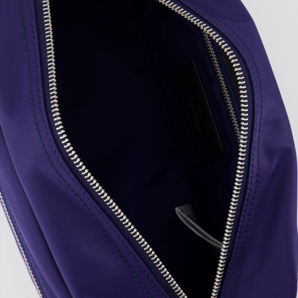 Small leather goods Logo pencil case Ami PARIS Blue Unisex