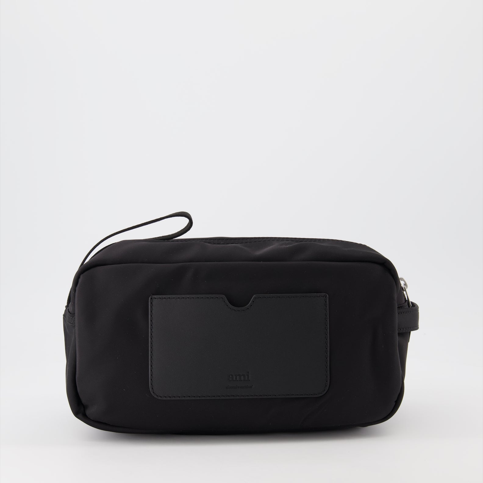 Petite maroquinerie Trousse à logo Ami PARIS Noir Unisexe