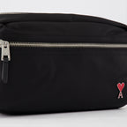 Petite maroquinerie Trousse à logo Ami PARIS Noir Unisexe