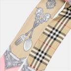 Écharpes, foulards et gants Twilly imprimé Beige Burberry Beige Femme