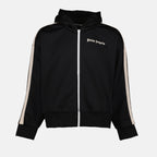 ジャケット ロゴプリントジャケット Palm Angels 黒 Homme