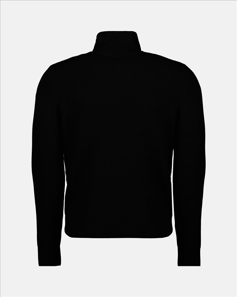 Vestes Veste bi-matière Moncler Noir Homme