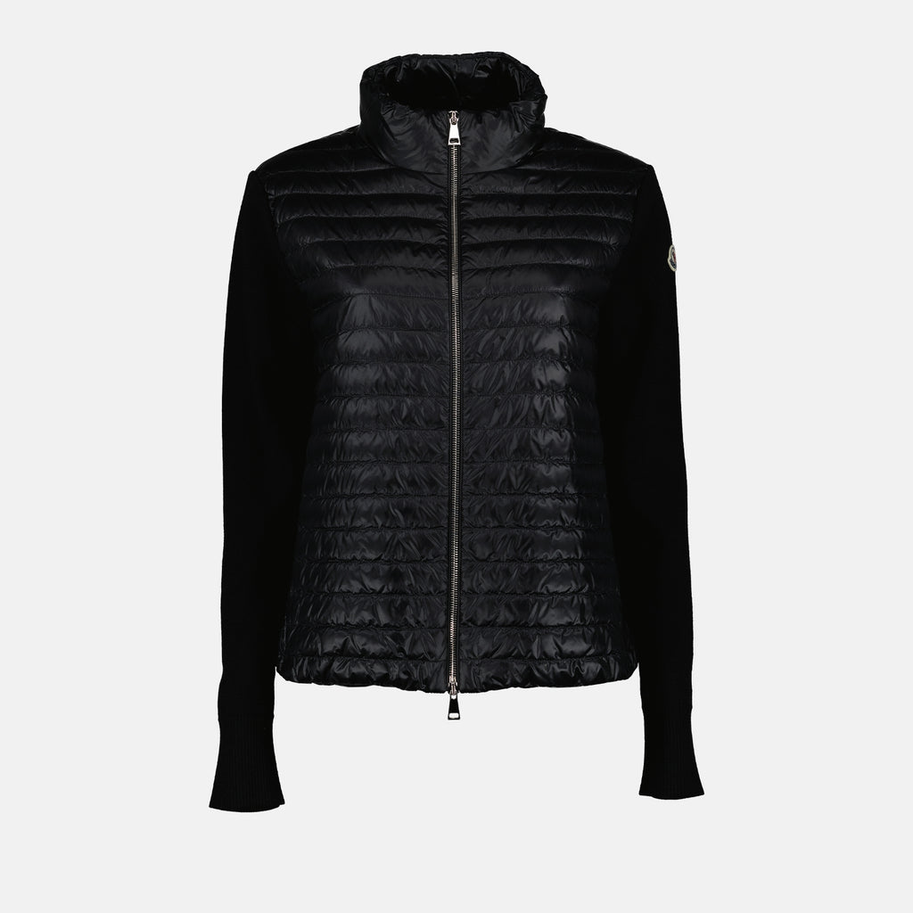 Jackets Bi-material jacket Moncler Black Femme