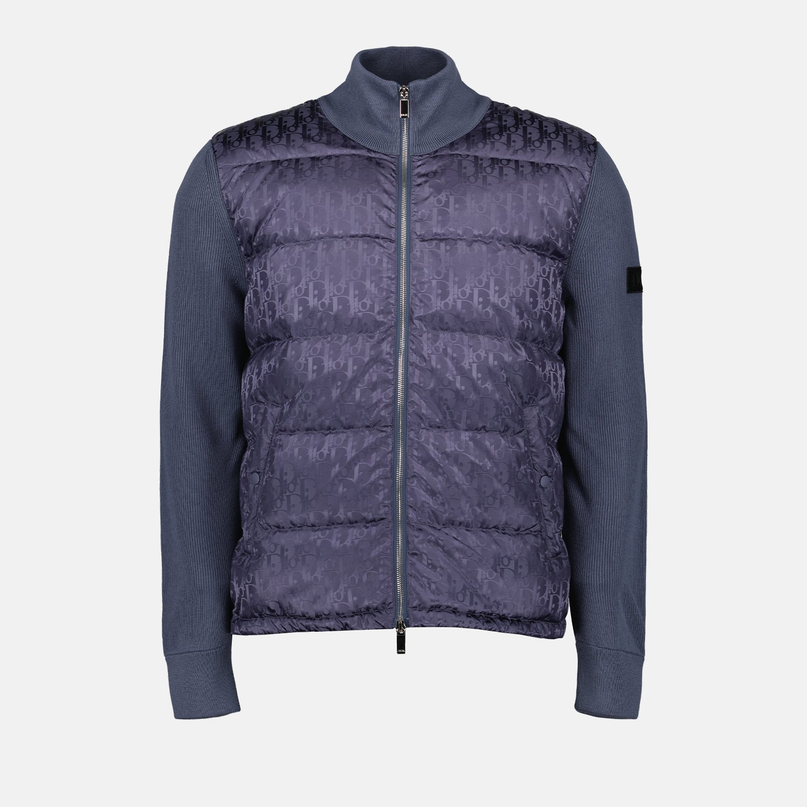 Veste bi-matière Oblique