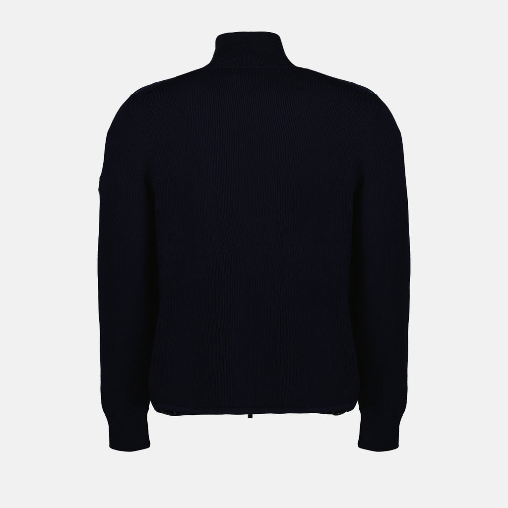 Vestes Veste bi-matière Oblique Dior Bleu Homme