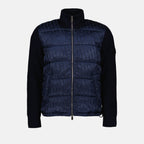 Vestes Veste bi-matière Oblique Dior Bleu Homme