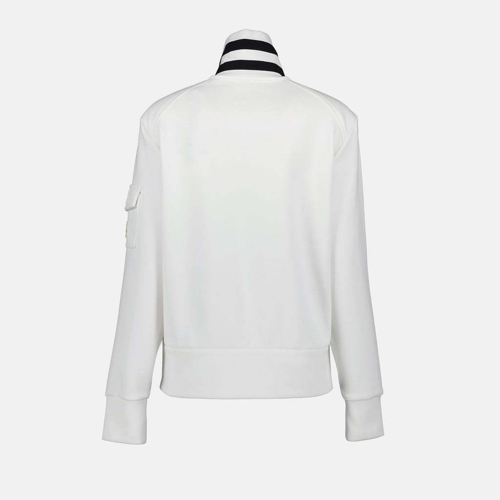 Jackets Bi-material jacket Moncler White Femme