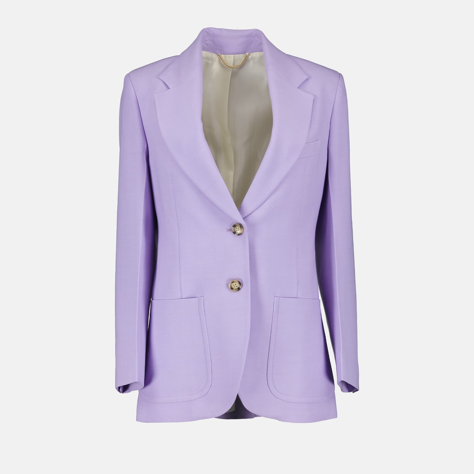Veste blazer en laine violette