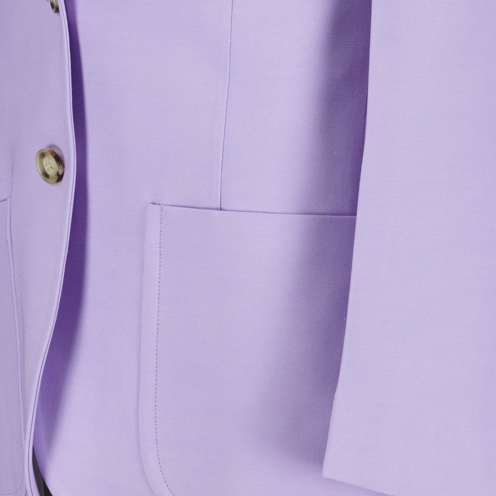 Veste blazer en laine violette