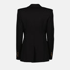 Chaquetas Blazer Versace Negro Femme