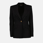 Chaquetas Blazer Versace Negro Femme