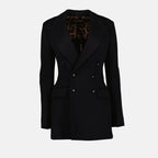 Vestes Veste blazer Dolce & Gabbana Noir Femme