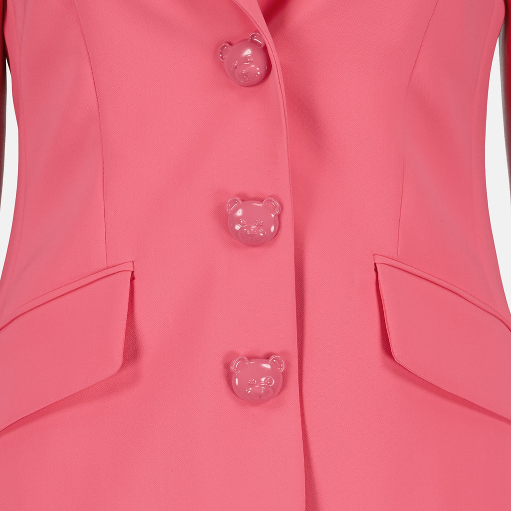 Vestes Veste blazer Moschino Rose Femme