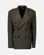 Vestes Veste blazer Signature Maison Margiela Marron Femme