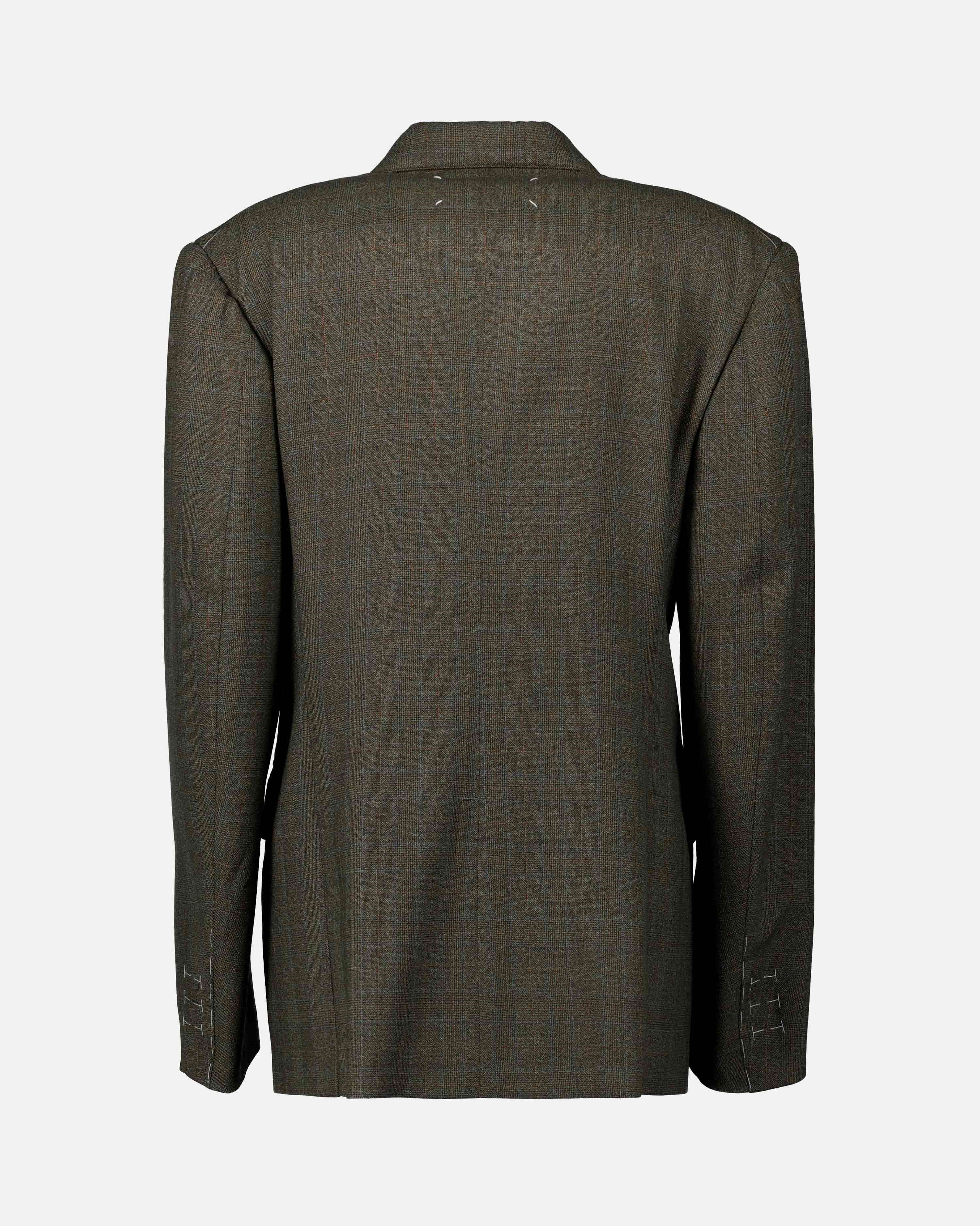 Vestes Veste blazer Signature Maison Margiela Marron Femme