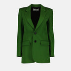Jackets Blazer jacket Ami PARIS Green Femme