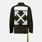 Jacken Veste camouflage Off-White Grün Homme