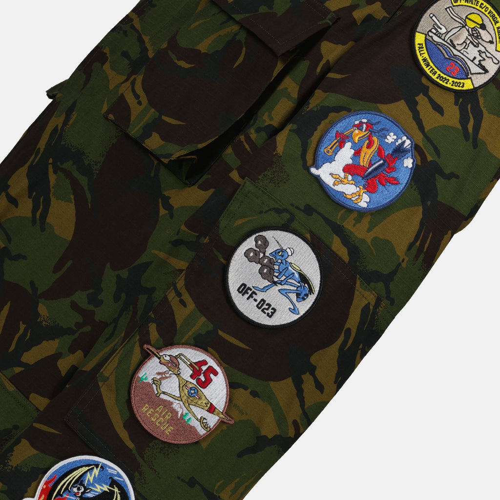 Jacken Veste camouflage Off-White Grün Homme