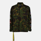 Jacken Veste camouflage Off-White Grün Homme