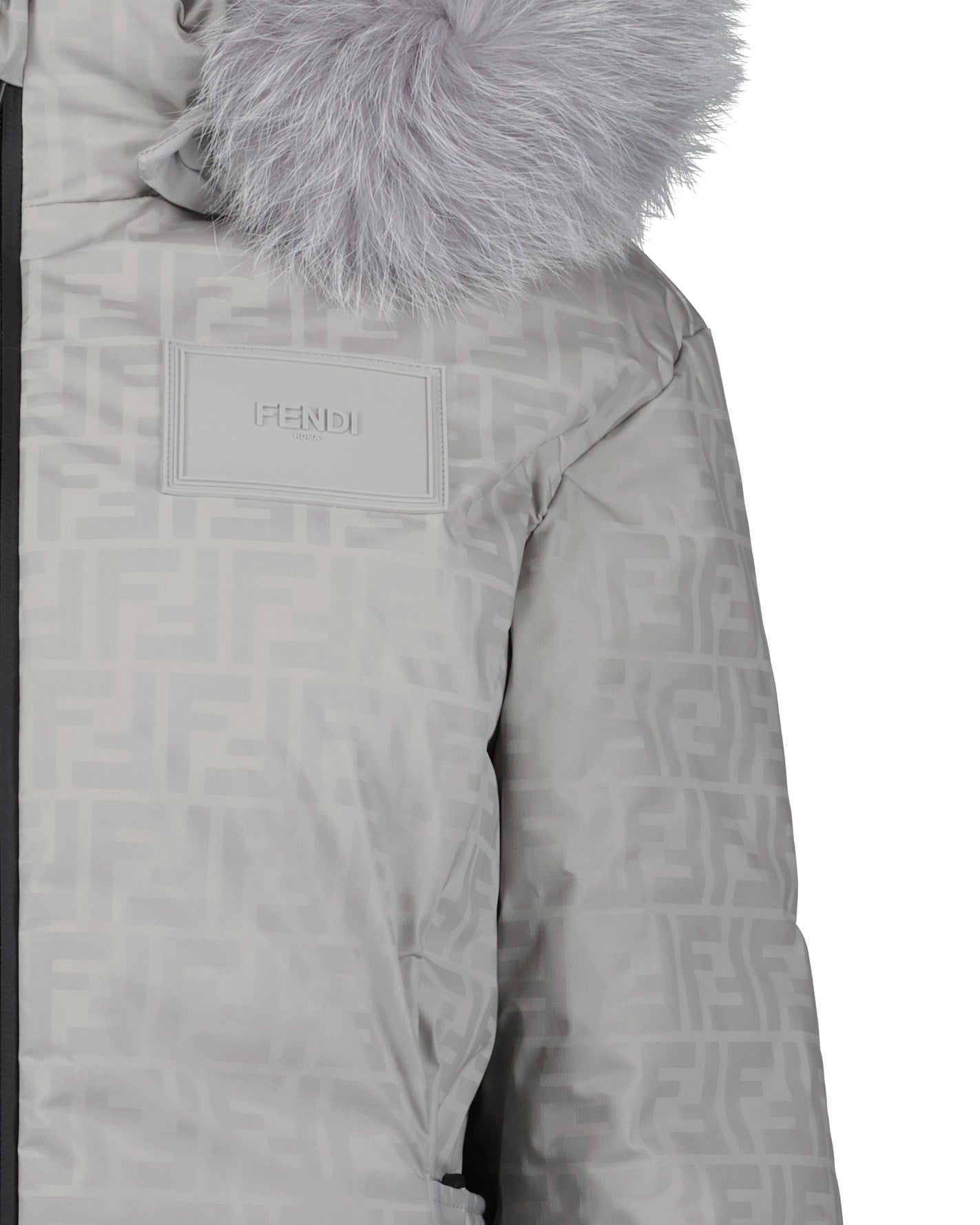 Coats FF ski jacket Fendi Gray Women