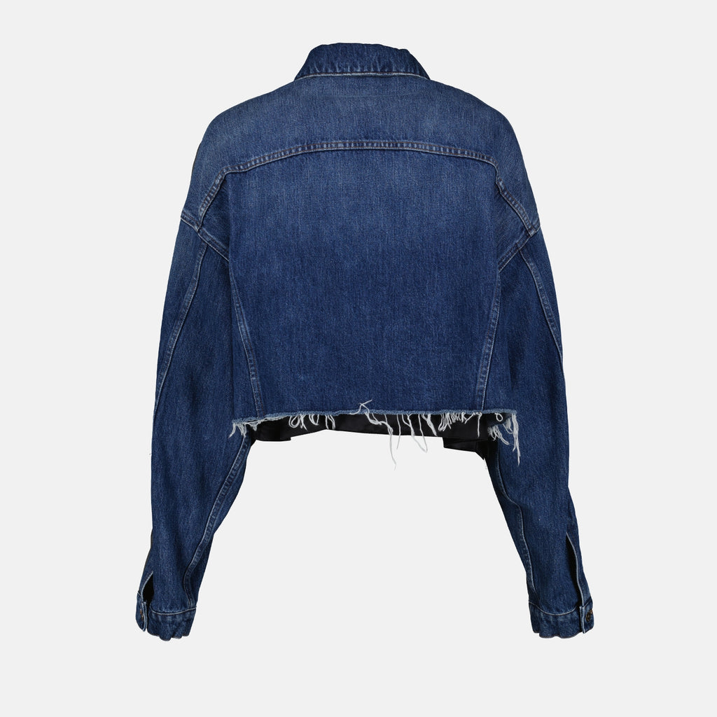 Jackets Denim jacket Miu Miu Dark blue Femme