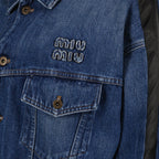 Jackets Denim jacket Miu Miu Dark blue Femme